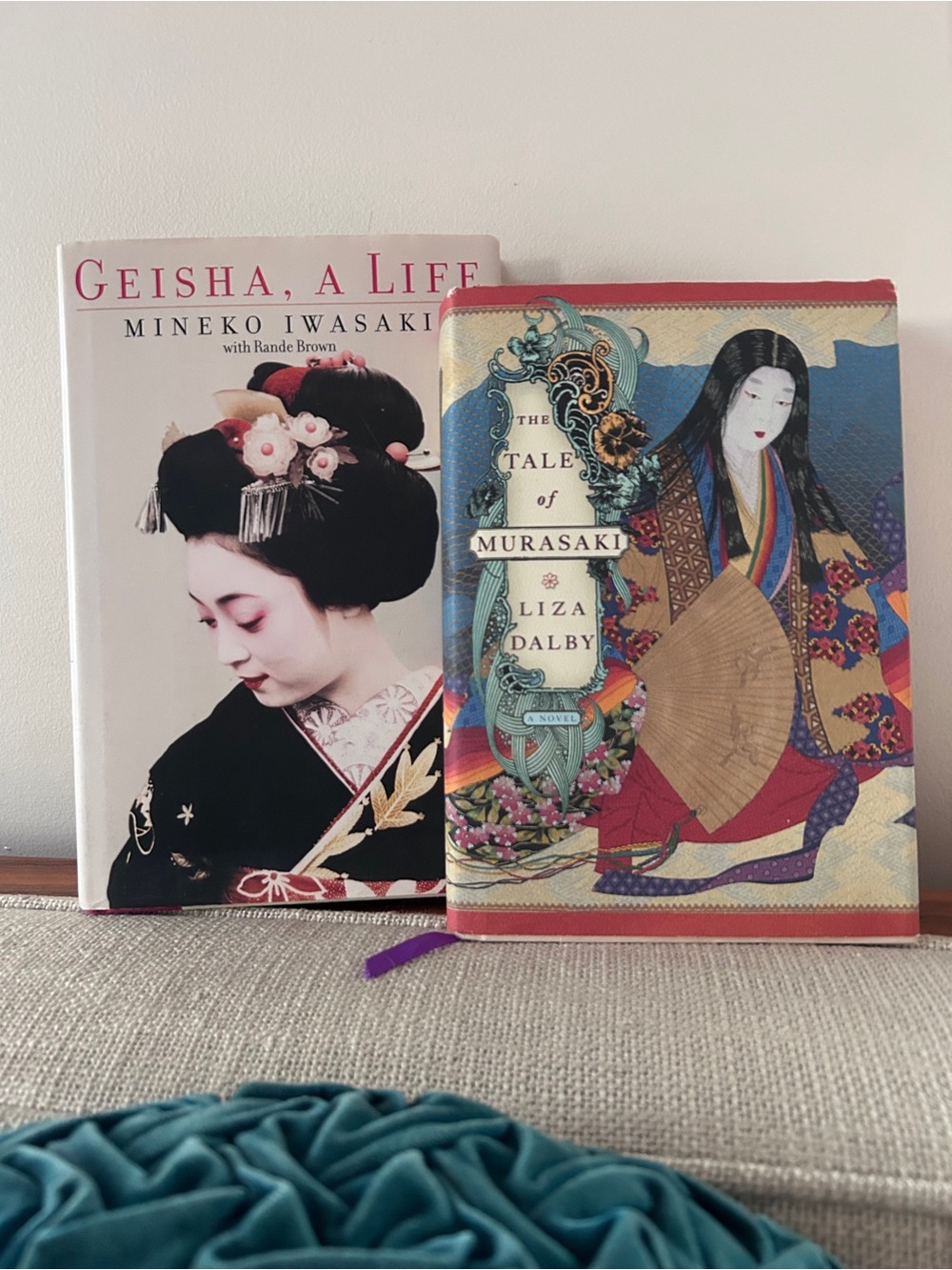 Hardcover Book Set: A Geisha, A Life (Memoir) and The Tale of Murasaki (Novel)